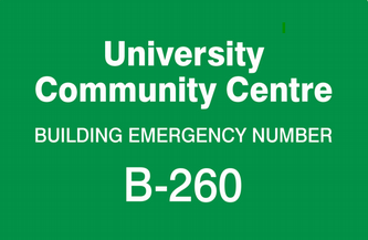 911 Signage Green